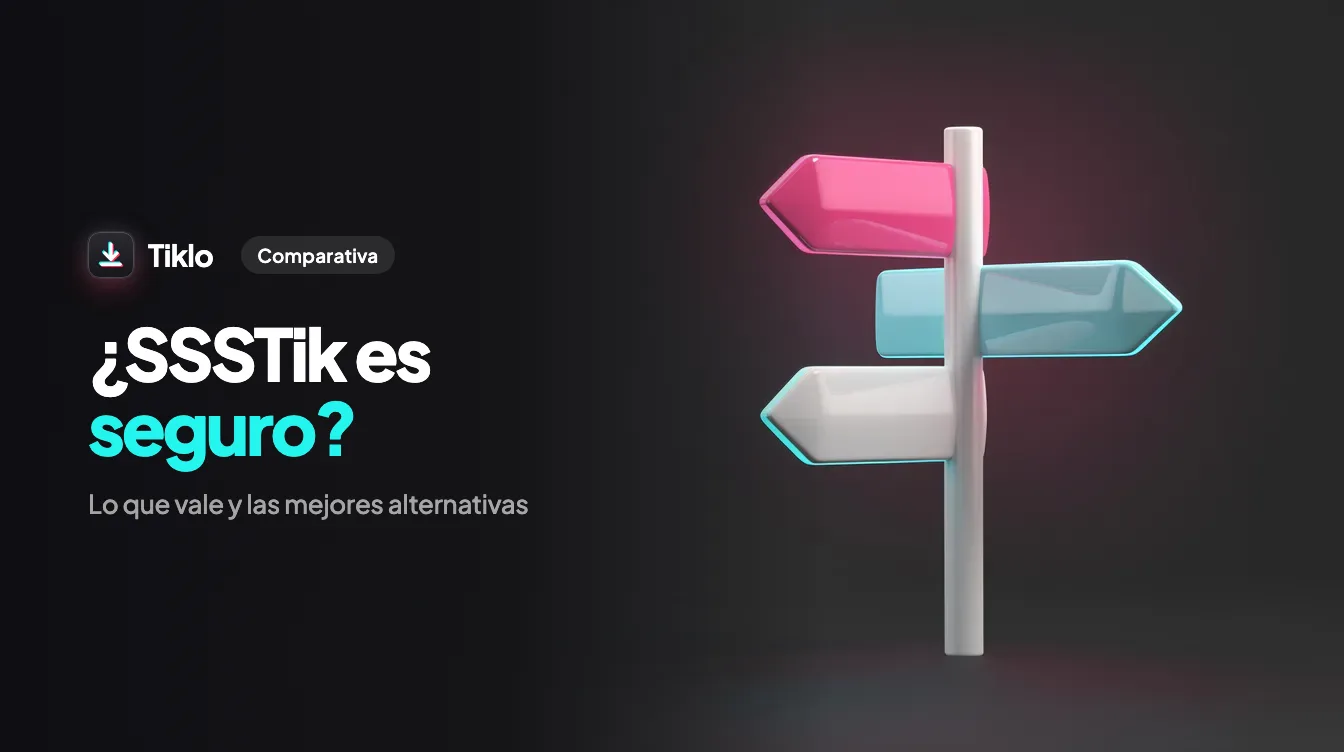Comprobando la seguridad de sitios de descarga de TikTok en un portátil