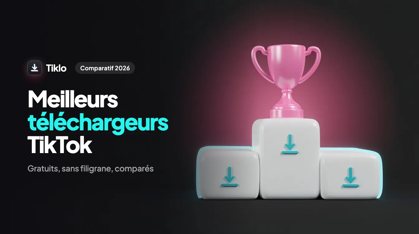 Comparatif de téléchargeurs TikTok gratuits sur un ordinateur portable et un téléphone