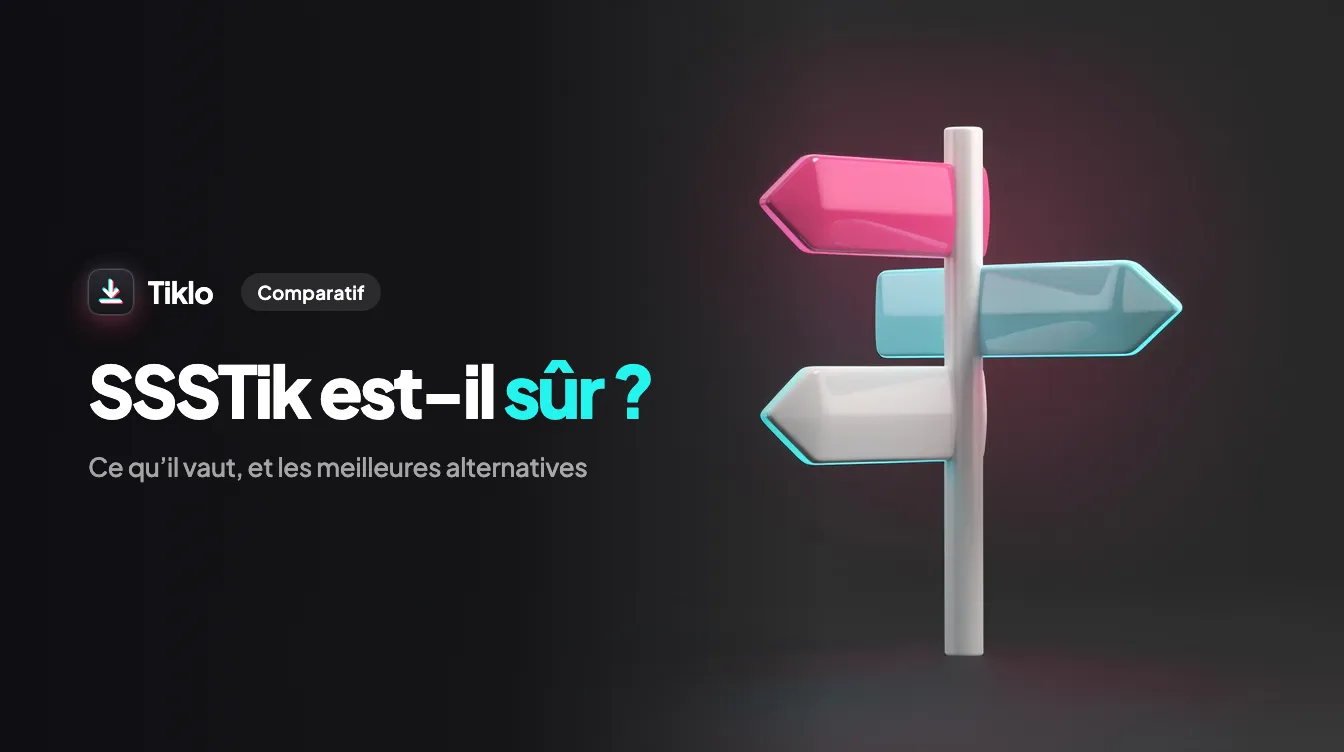 Vérification de la sécurité de sites de téléchargement TikTok sur un ordinateur portable