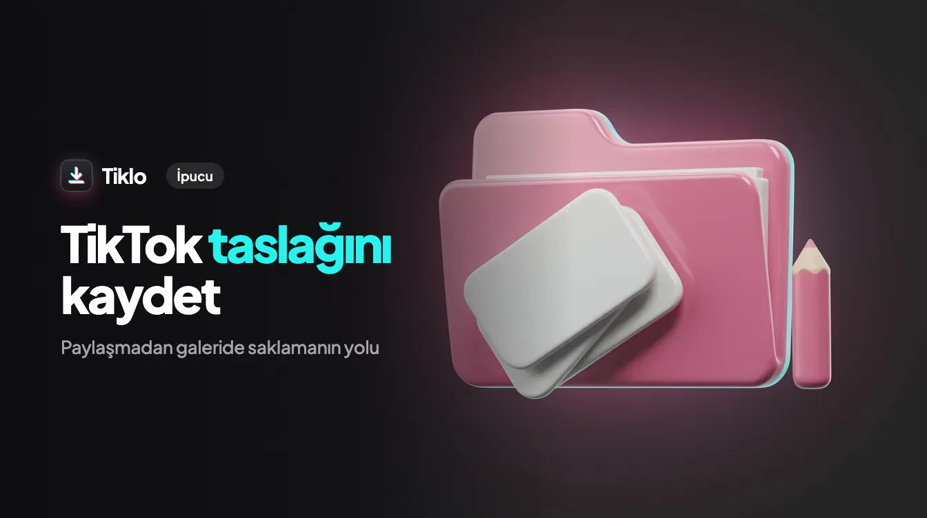 Paylaşılmadan bir telefona gizlice kaydedilen bir TikTok taslak videosu