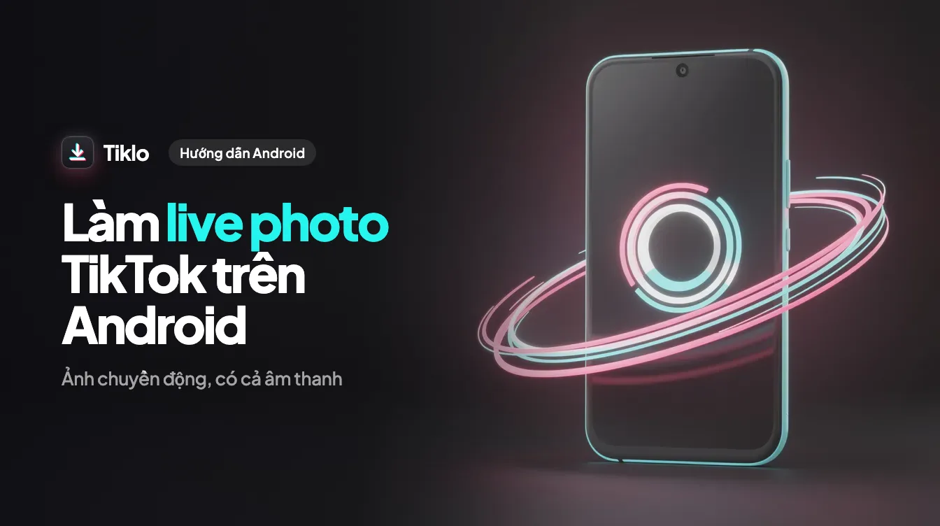 Điện thoại Android hiển thị ảnh chuyển động bên cạnh dải phim biến thành ảnh