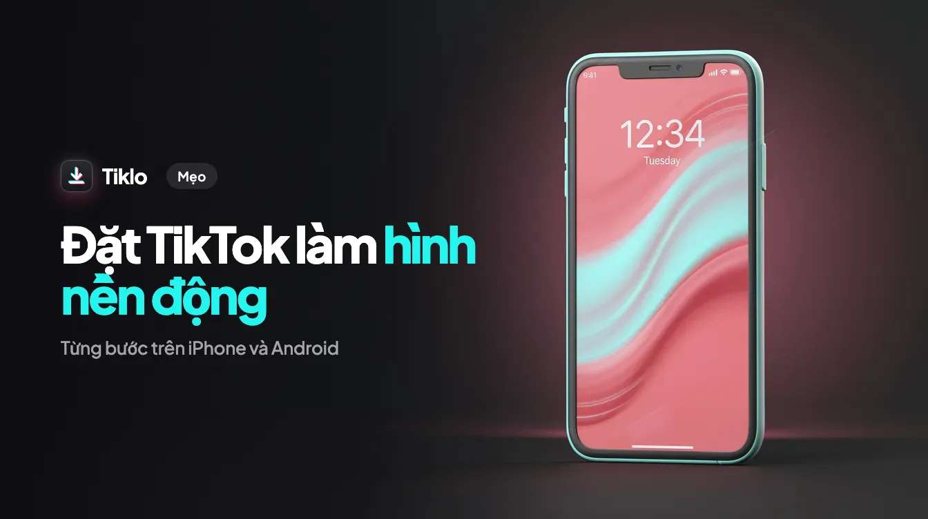 Hai điện thoại có hình nền sóng, một chiếc chuyển động trên màn hình khóa